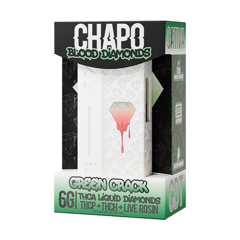 CHAPO BLOOD DIAMOND 6G THCP LIVE ROSIN DISPOSABLE - GREEN CRACK (S)