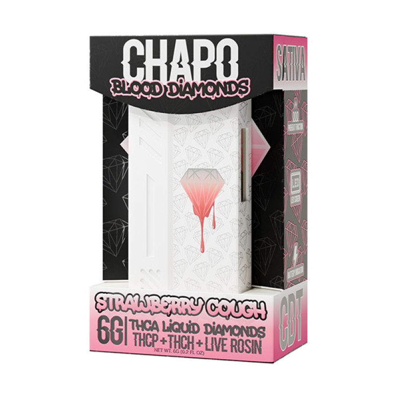CHAPO BLOOD DIAMOND 6G THCP LIVE ROSIN DISPOSABLE - STRAWBERRY COUGH (S)