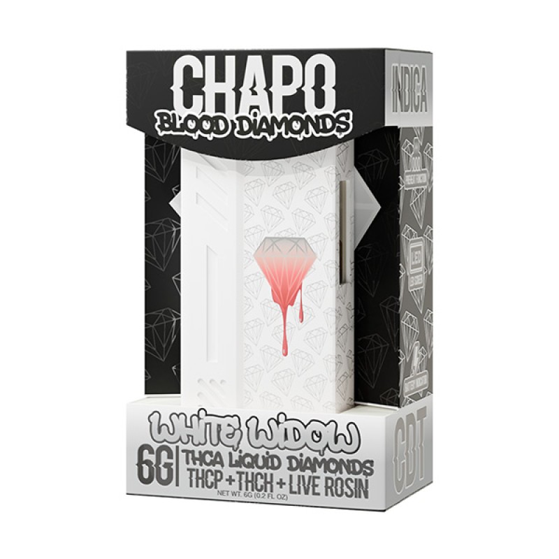 CHAPO BLOOD DIAMOND 6G THCP LIVE ROSIN DISPOSABLE - WHITE WIDOW (I)