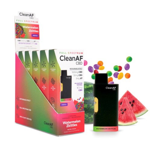 CLEANAF CBD 2G- WATERMELON ZKITTLES (I)