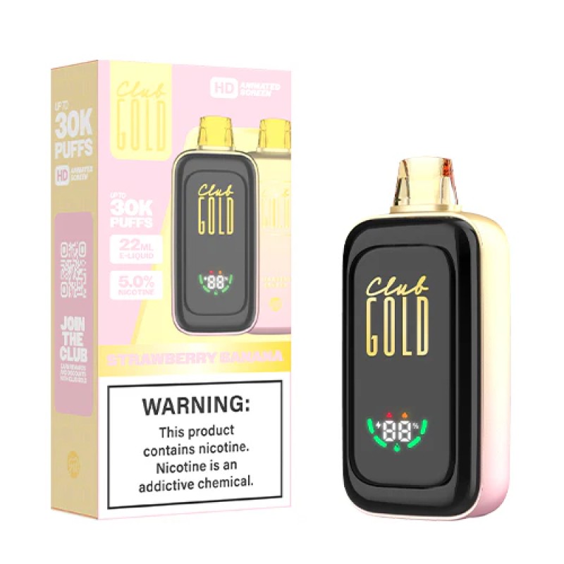CLUB GOLD 30K- STRAWBERRY BANANA