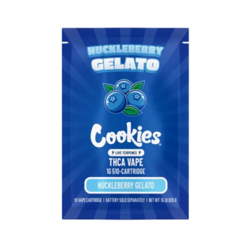 COOKIES 1G 510 THCA CARTS- HUCKLEBERRY GELATO (H)