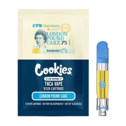 COOKIES 1G 510 THCA CARTS- LONDON POUND CAKE (I/H)
