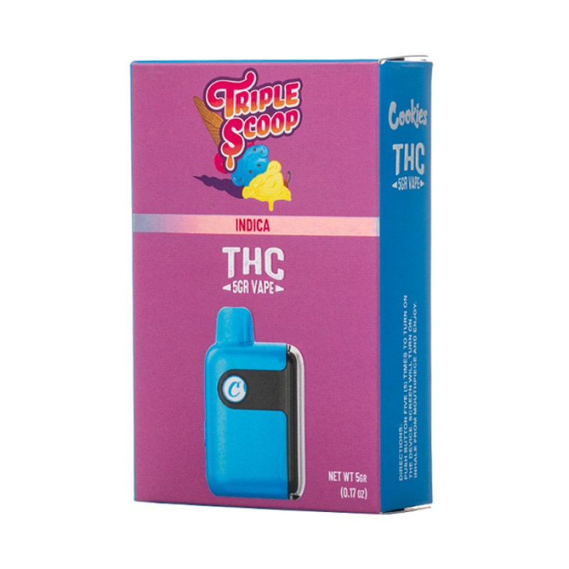 COOKIES 6G DISPO VAPE- TRIPLE SCOOP (I/H)