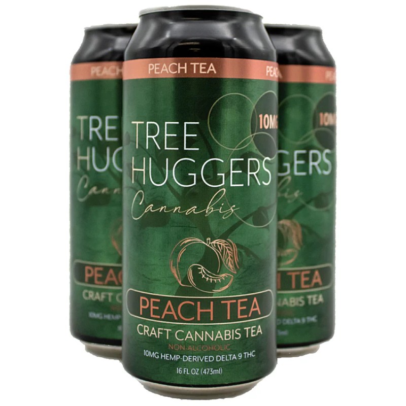 COOKIES D9 HEMP SELTZER 10MG (4/PACK)- PEACH TEA