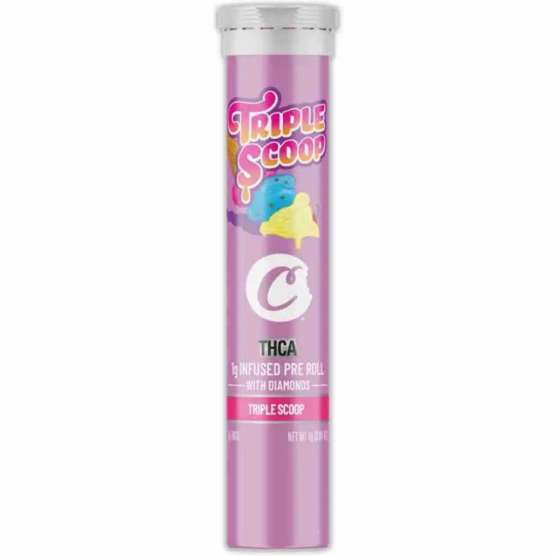 COOKIES THCA INFUSED PREROLLS 1G- TRIPLE SCOOP (H)