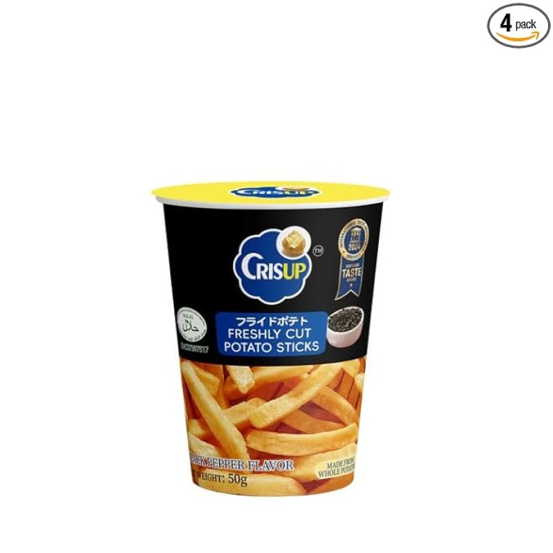 CRISUP POTATO STICKS 20PC- BLACK PEPPER