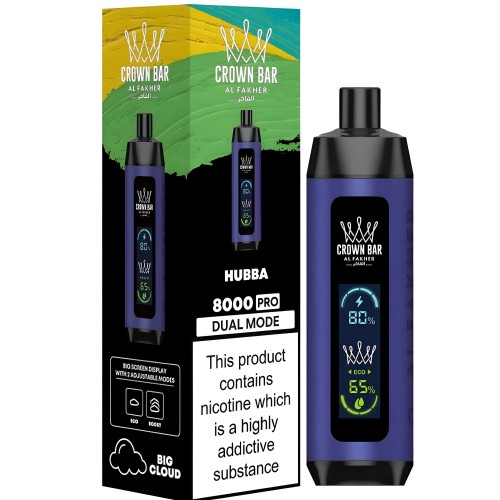CROWN BAR 8000 PRO- HUBBA
