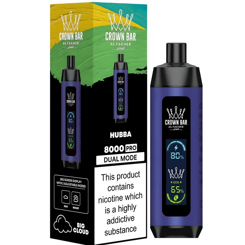 CROWN BAR 8000 PRO- HUBBA