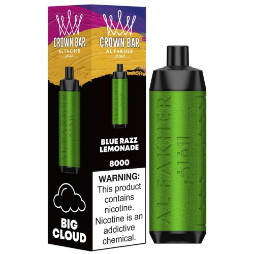 CROWN BAR 8000- BLUE RAZZ LEMONADE