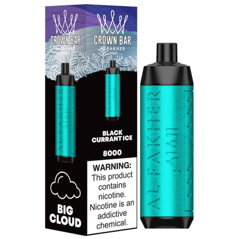 CROWN BAR 8000 PRO- BLACK CURRANT ICE