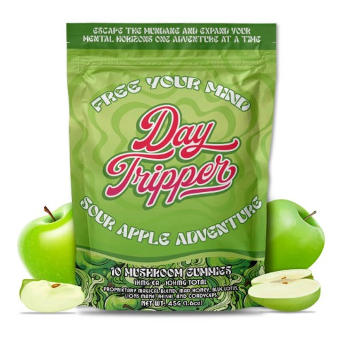 DAY TRIPPER MUSHROOM 10 GUMMIES- SOUR APPLE