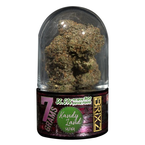 DAZED 7G 5CT BRIXZ THCA FLOWER JAR DISPENSER- KANDY LAND (S)