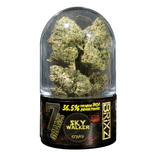 DAZED 7G 5CT BRIXZ THCA FLOWER JAR DISPENSER- SKY WALKER (H)