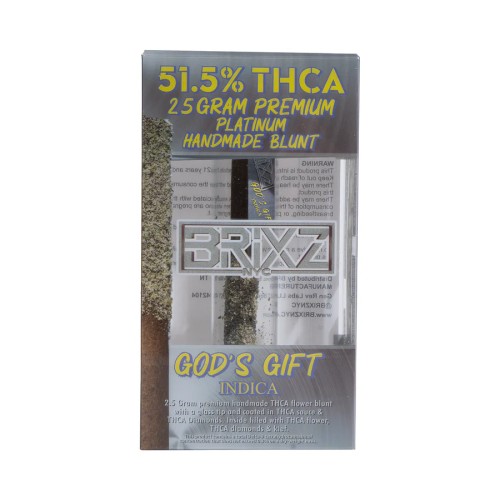 DAZED BRIXZ 51.5% THCA 2.5G PREMIUM BLUNT 5CT- GOD'S GIFT (I)