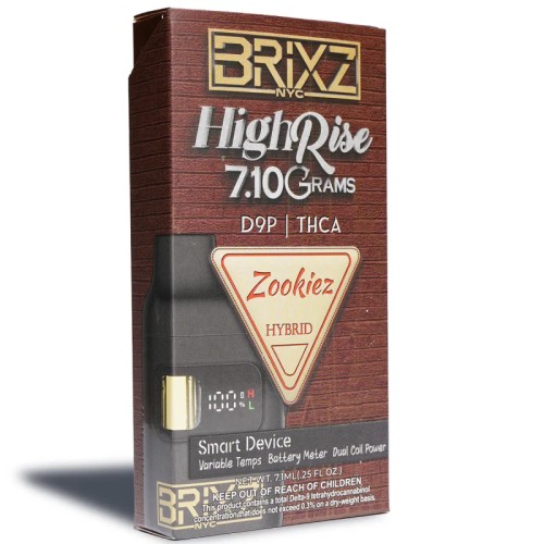 DAZED BRIXZ HIGH RISE 7.10G D9P/THCA ZOOKIES HYBRID