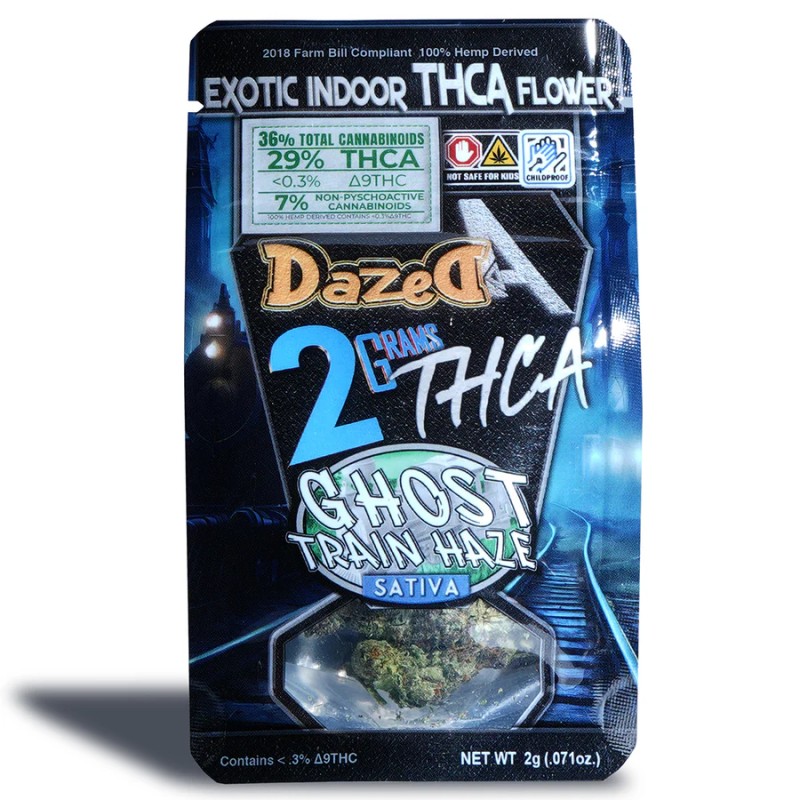 DAZED FLOWER 2G 25CT GHOST TRAIN HAZE SATIVA