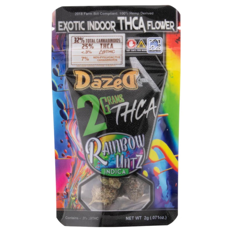 DAZED FLOWER 2G 25CT RAINBOW UNTZ INDICA