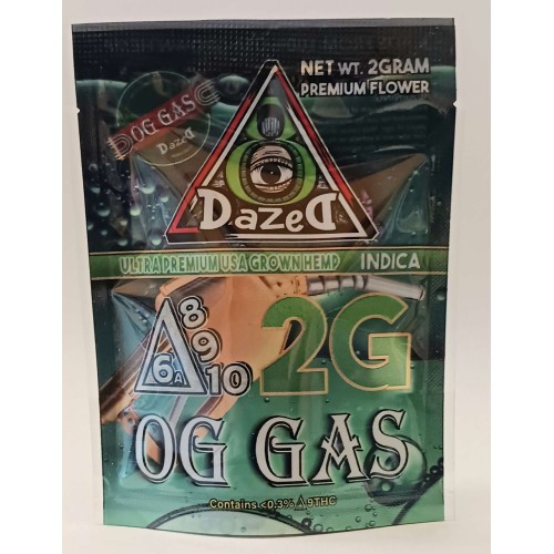 DAZED FLOWER 2G 50CT OG GAS (R)