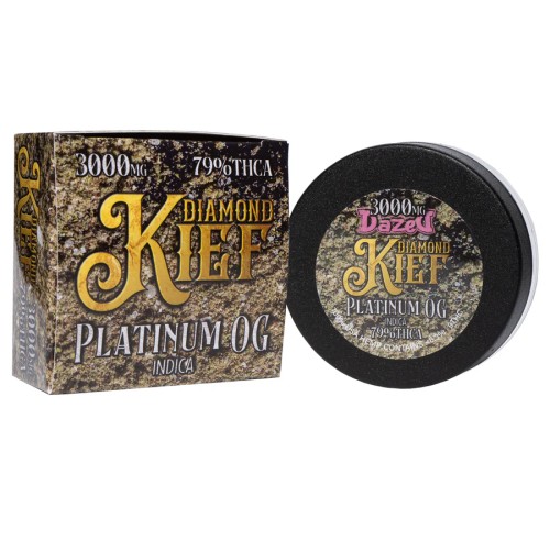 DAZED KIEF 3G DIAMOND THC-A PLATINUM OG INDICA