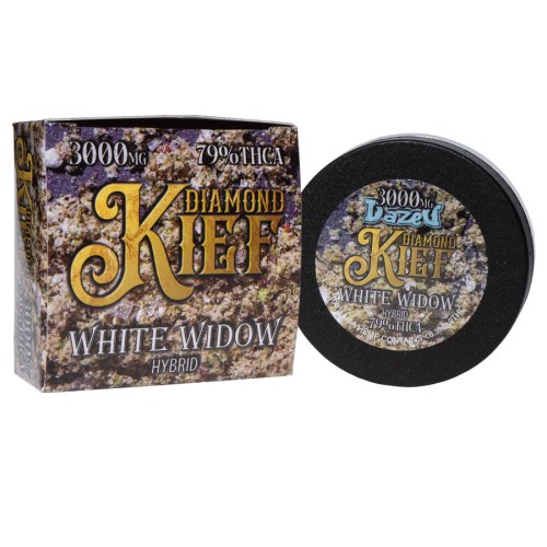 DAZED KIEF 3G DIAMOND THC-A WHITE WIDOW HYBRID