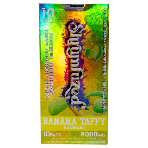 DAZED SHRUMFUZED 10PK 8000MG BANANA TAFFY