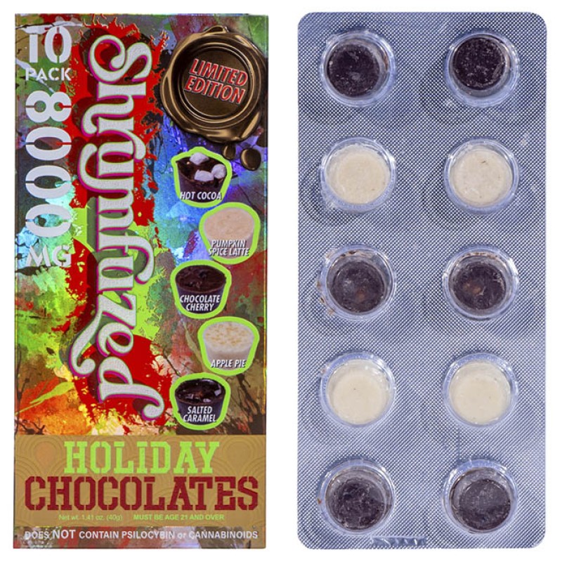 DAZED SHRUMFUZED 10PK 8000MG- HOLIDAY CHOCOLATES