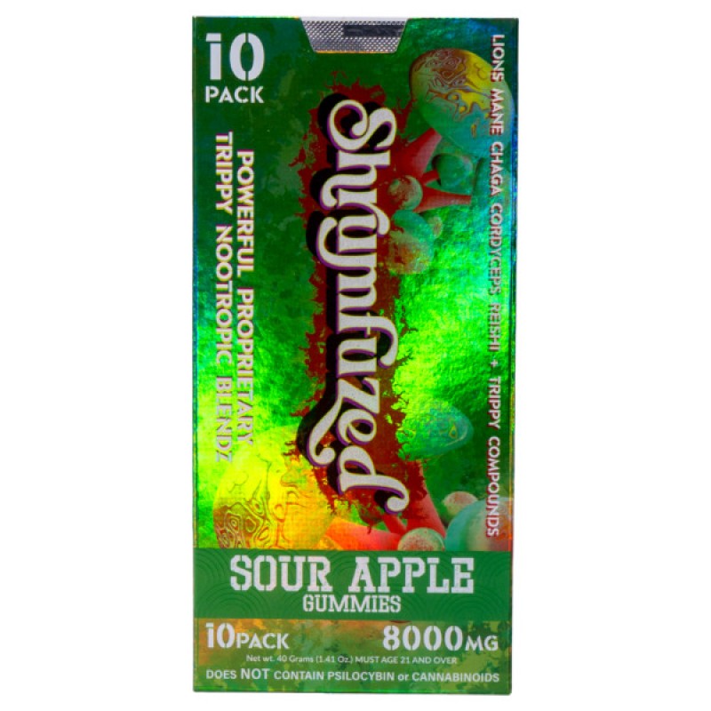 DAZED SHRUMFUZED 10PK 8000MG SOUR APPLE