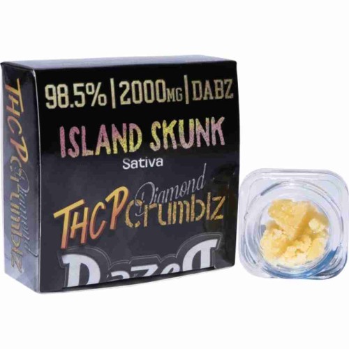 DAZED THCP DIAMOND CRUMBLZ 4PK 98.5% 2G DABZ- ISLAND SKUNK (S)