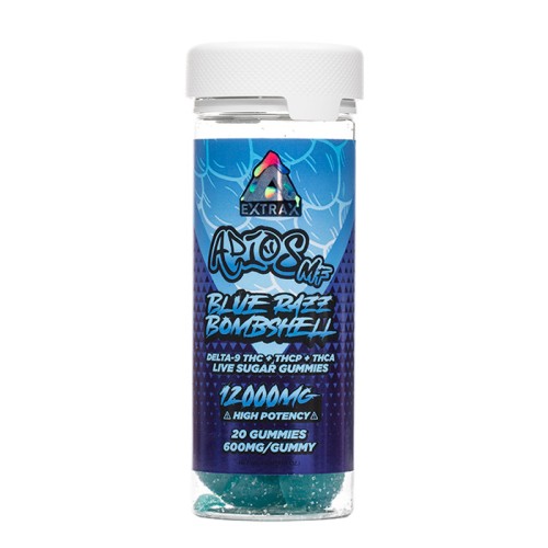 DELTA EXTRAX - 12G THC-A GUMMIES 6PK - BLUE RAZZ BOMBSHELL