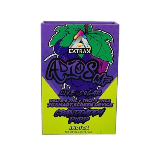 DELTA EXTRAX - 7G THC-A DISPOSABLE 6PACK - GRANDADDY PURP (I)
