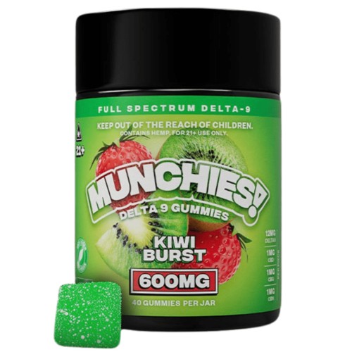 DELTA MUNCHIES D9 GUMMIES - KIWI BURST
