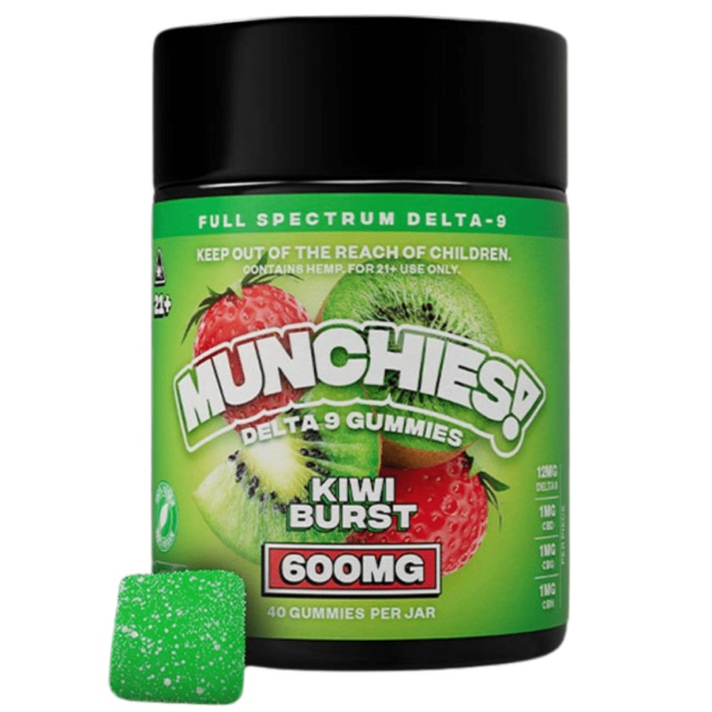 DELTA MUNCHIES D9 GUMMIES - KIWI BURST