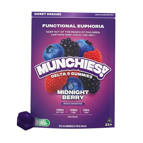 DELTA MUNCHIES D9 GUMMIES - MIDNIGHT BERRY