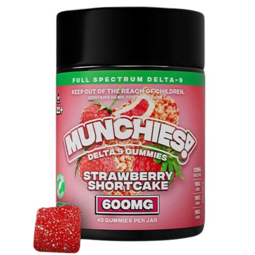 DELTA MUNCHIES D9 GUMMIES - STRAWBERRY SHORTCAKE (S)
