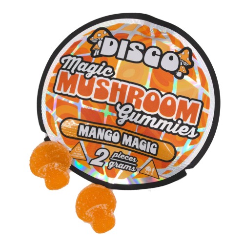 DISCO MUSHROOM 20PK/2PC GRAVITY DISPLAY- MANGO MAGIC