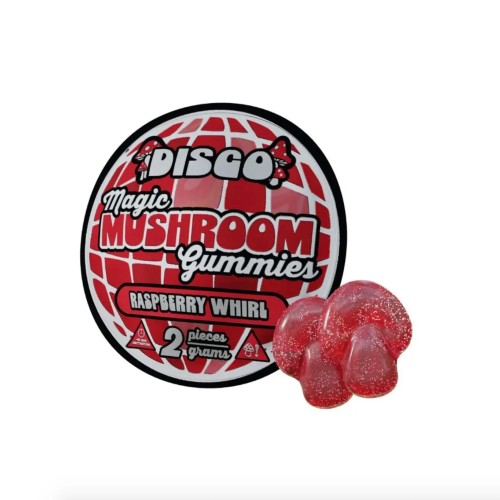 DISCO MUSHROOM 20PK/2PC GRAVITY DISPLAY- RASPBERRY WHIRL