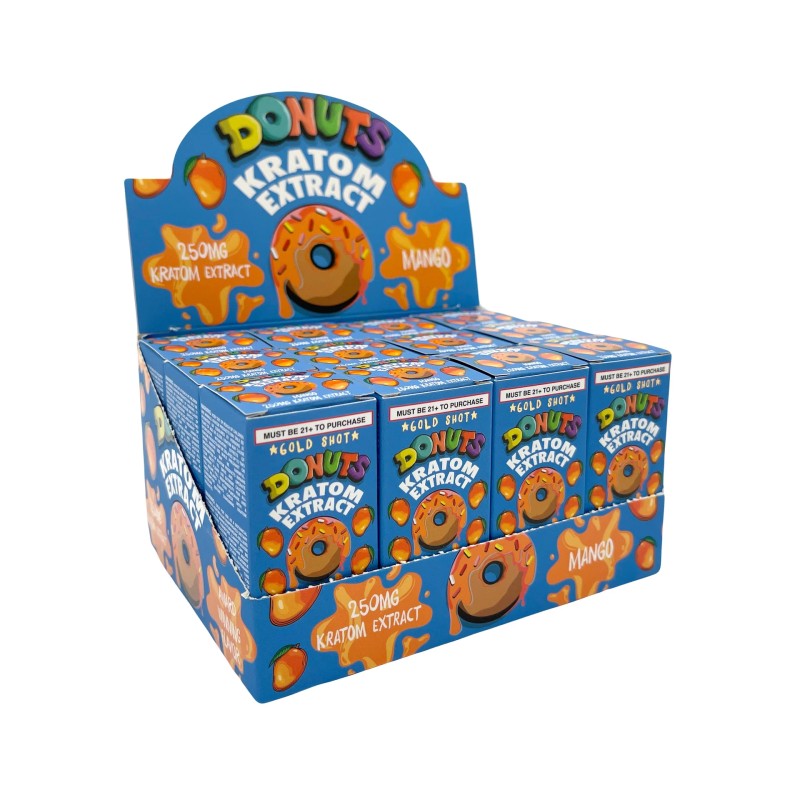 DONUTS KRATOM EXTRACT GOLD SHOT 250MG- MANGO
