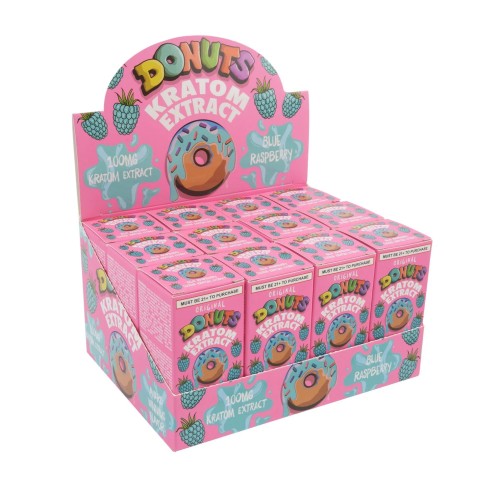 DONUTS KRATOM EXTRACT ORIGINAL 100MG- BLUE RASPBERRY