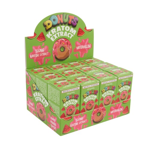 DONUTS KRATOM EXTRACT GOLD SHOT 250MG- WATERMELON