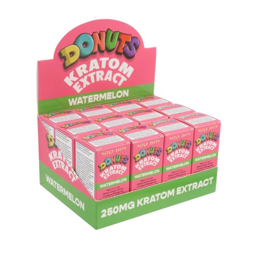 DONUTS KRATOM EXTRACT ORIGINAL 100MG- WATERMELON