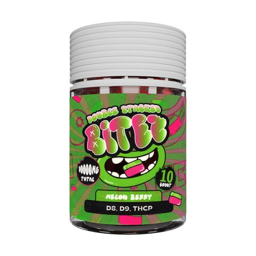 DOUBLE STACKED BITEZ 60000MG/10000 MG PER JAR GUMMIES- MELON BERRY