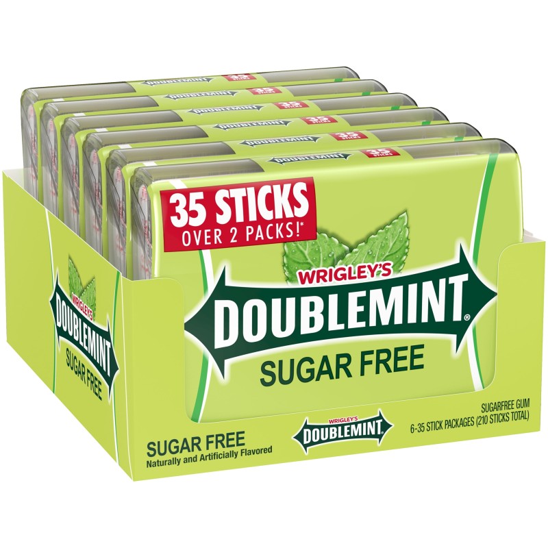 DOUBLEMINT CUBED GUM 6PK - ASSORTED