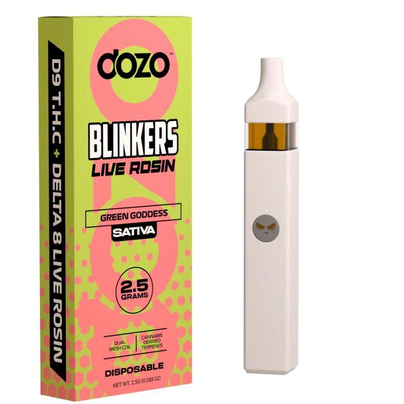 DOZO BLINKERS LIVE ROSIN 2.5G- GREEN GODDESS (S)