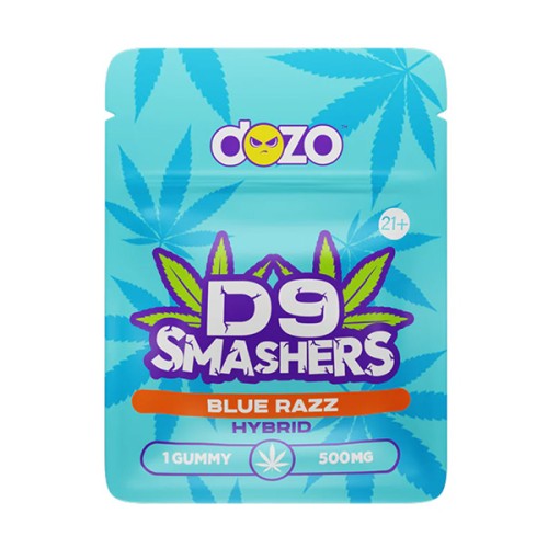 DOZO D9 500MG 25pc/box SMASHERS BLUE RAZZ