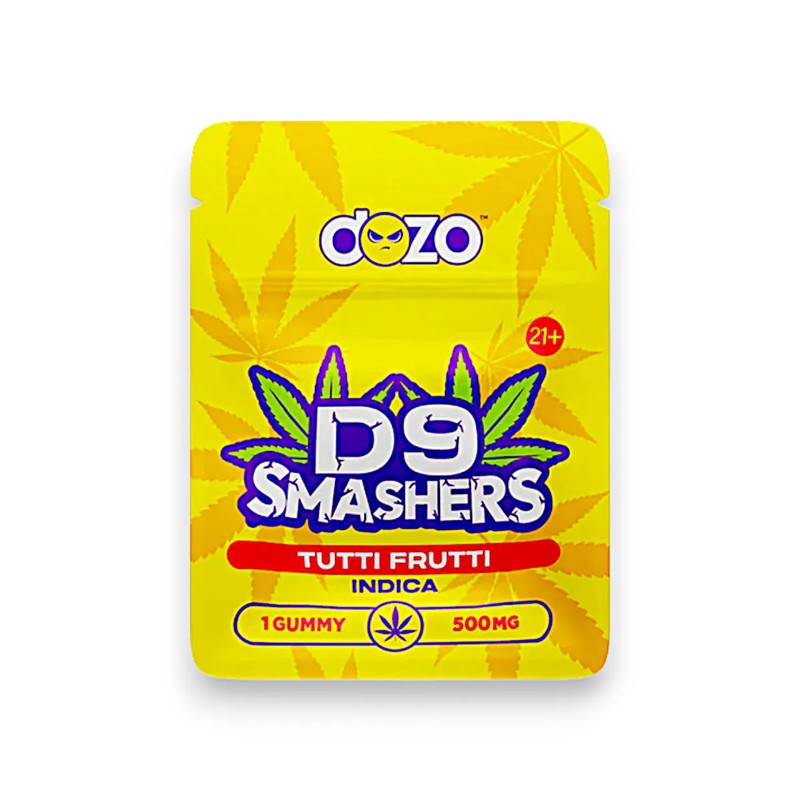 DOZO D9 500MG 25pc/box SMASHERS TUTTI FRUTTI