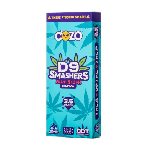 DOZO D9 SMASHERS 3.5G DISPO 5CT/BOX- BLUE SLUSH (S)
