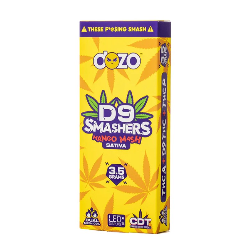 DOZO D9 SMASHERS 3.5G DISPO 5CT/BOX- MANGO MASH (S)