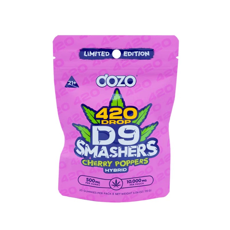 DOZO D9 SMASHERS GUMMIES 10000MG- CHERRY POPPERS (H)