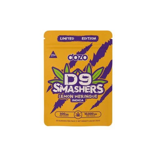DOZO D9 SMASHERS GUMMIES 10000MG- LEMON MERINGUE (I)